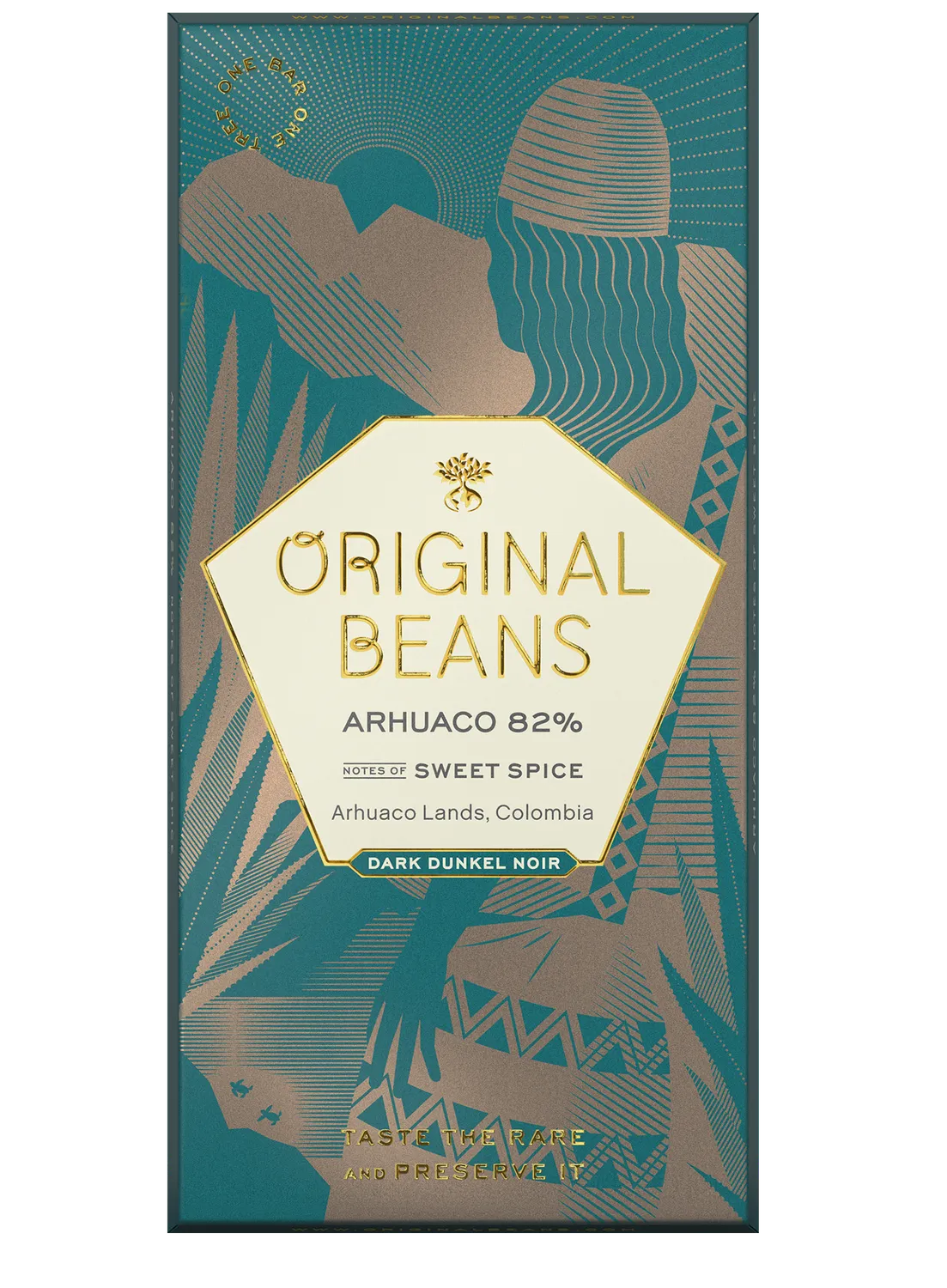 Original Beans Arhuaco 82% mørk chokolade 70g lakrids