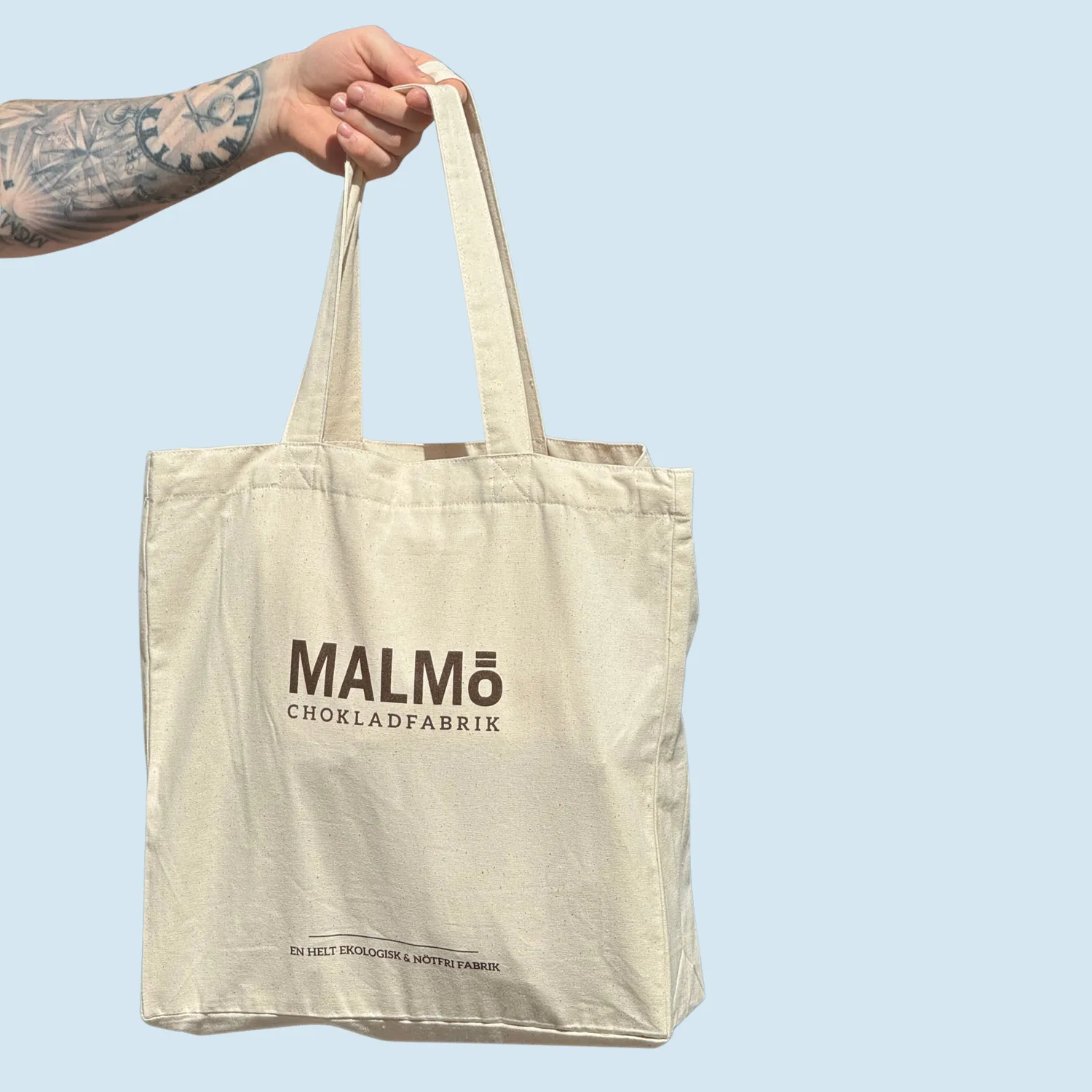 Malmø Chokoladefabrik Tygpåse mulepose økologisk bomuld