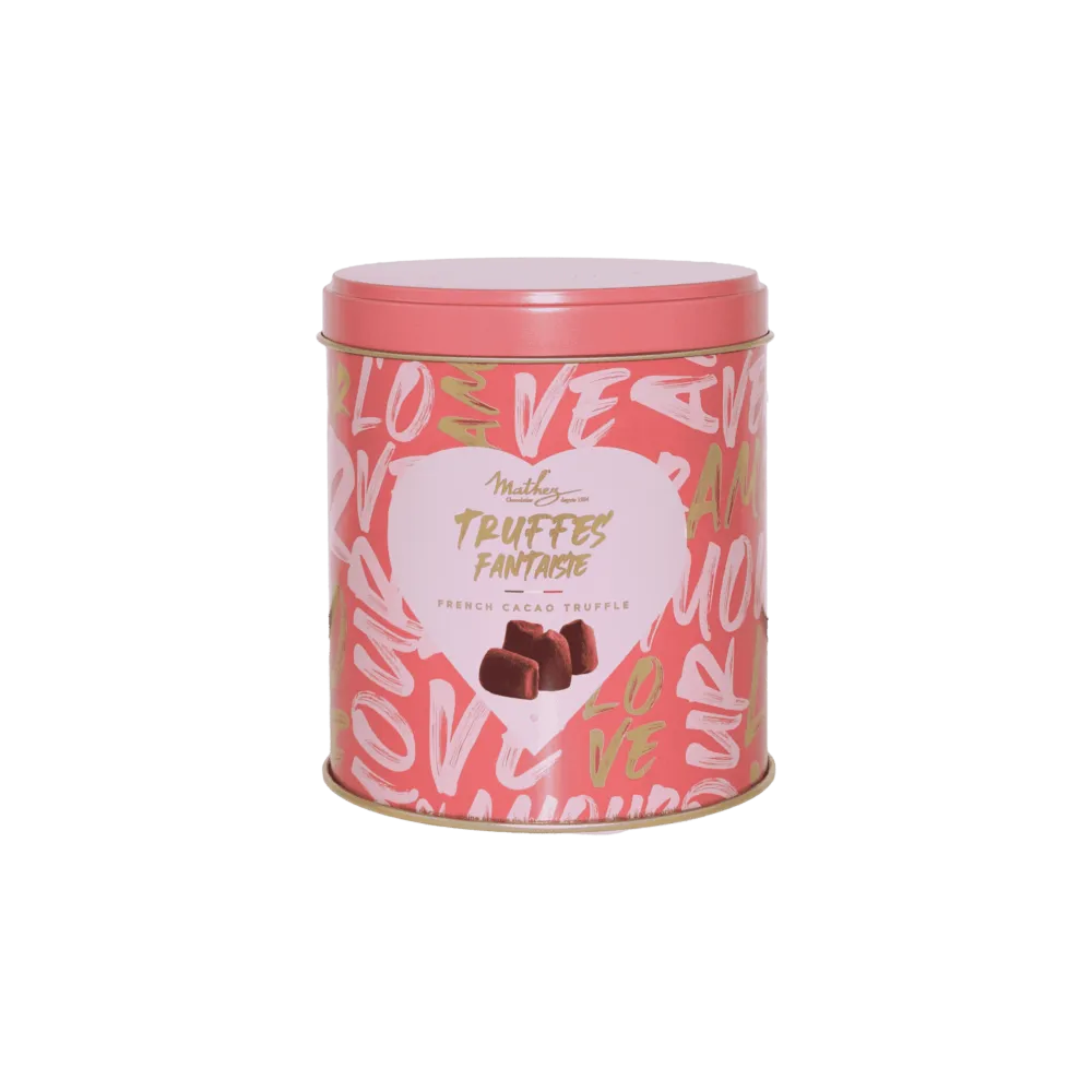 Mathez Pink Love metaldåse trøfler 250 g