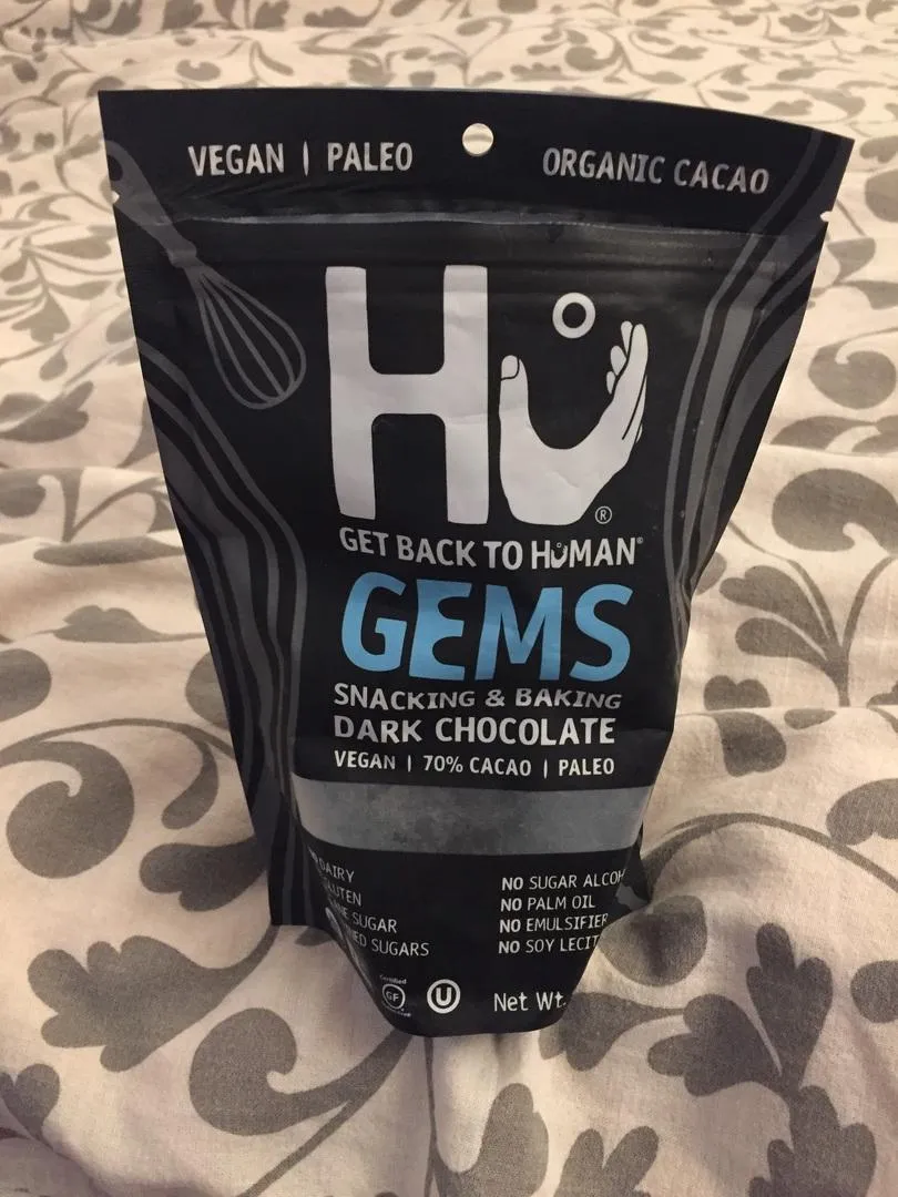 Hu Gems mørk chokolade 3-pak 70% bagning