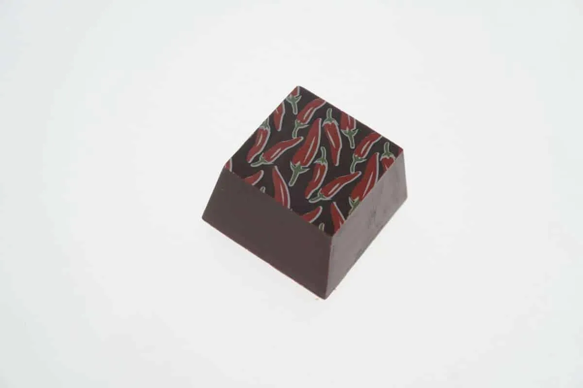 Chokoman Chilli mønsterark til chokolade