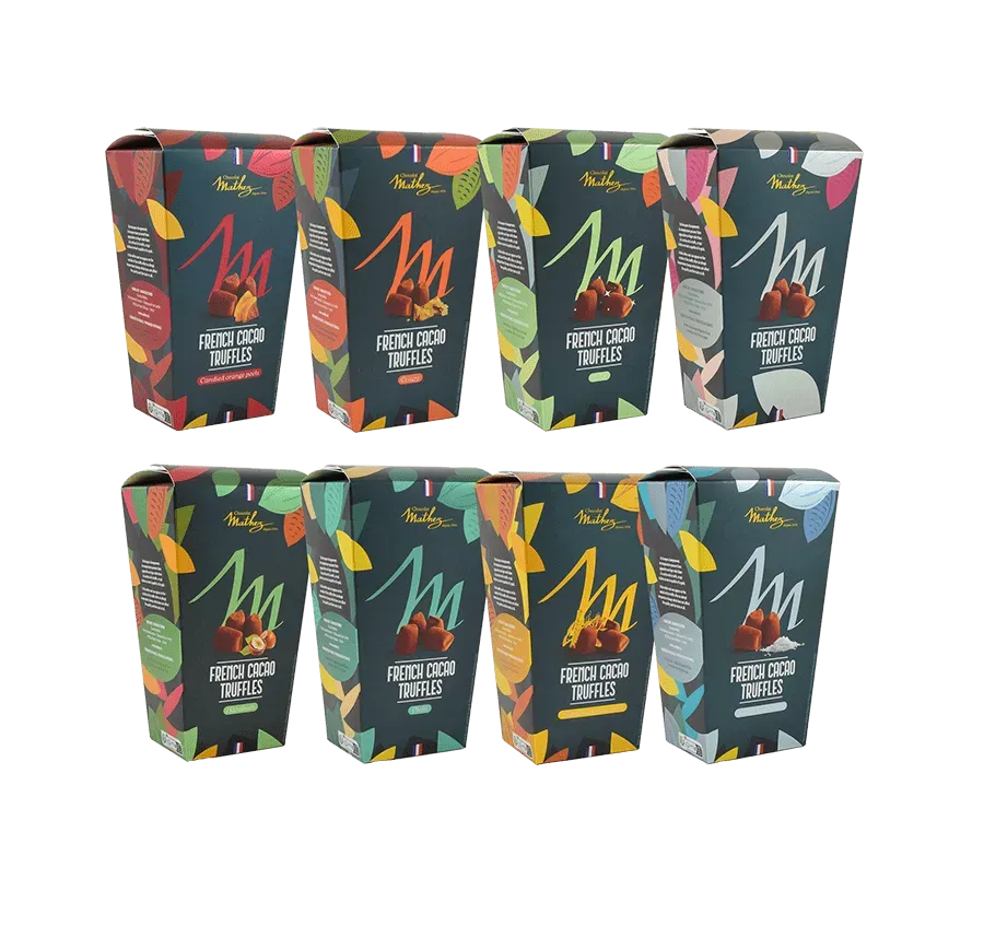 Mathez Cocoa Box chokoladetrøfler 250g kakao