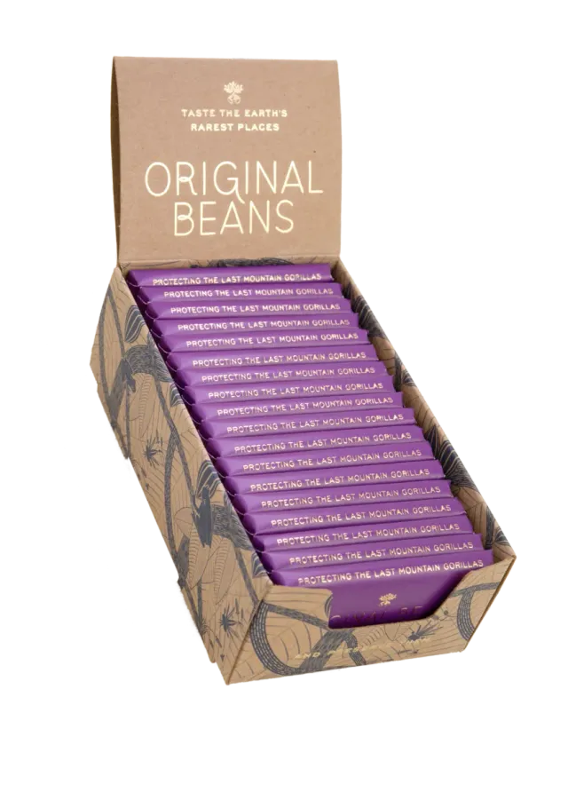 Original Beans Virunga 70% chokolade med surkirsebær