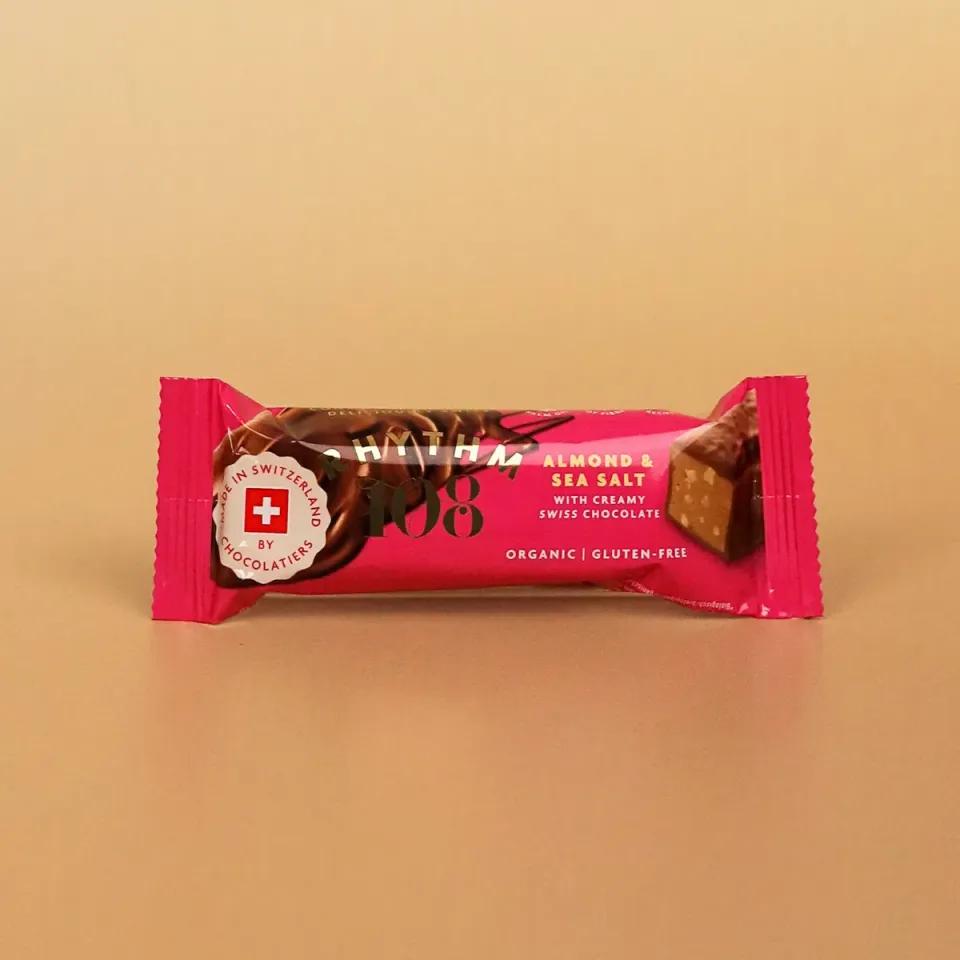Rhythm 108 Almond Sea Salt Bar chokoladebarer 15x33g