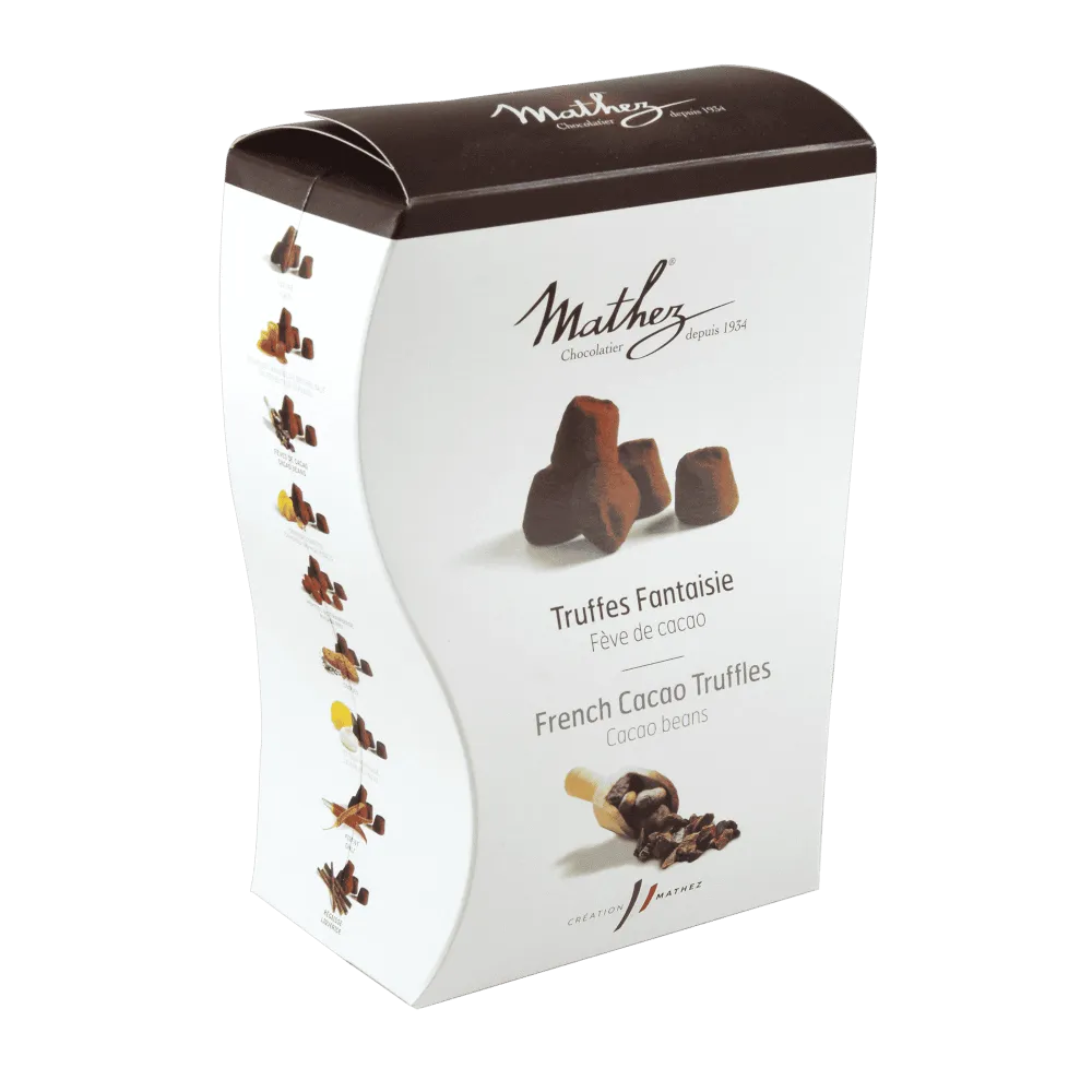 Mathez Uno trøfler æske 250g kakao