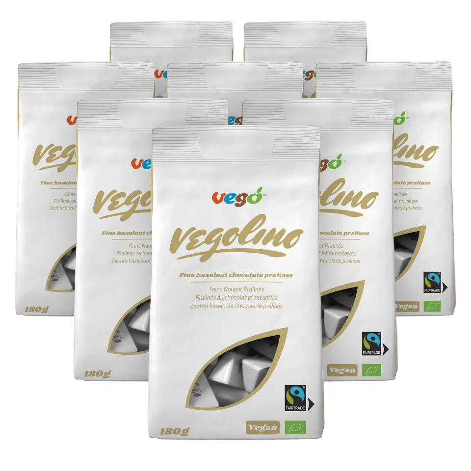 Vego Vegolino praliner 180 g vegansk nougat