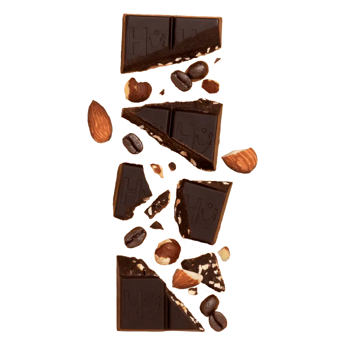 Hu Hazelnut Coffee mørk chokolade 6-pak kaffe