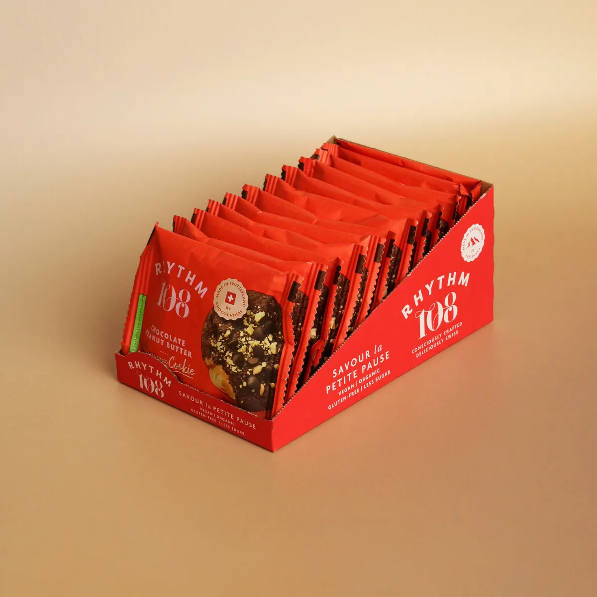 Rhythm 108 Chocolate Peanut Butter Cookies 12-pak peanutbutter