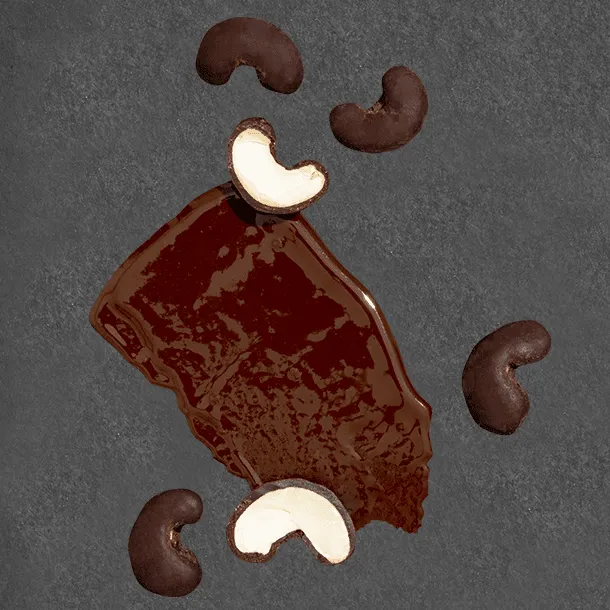 Hu Cashews Vanilla Bean Hunks mørk chokolade 6-pak 70%