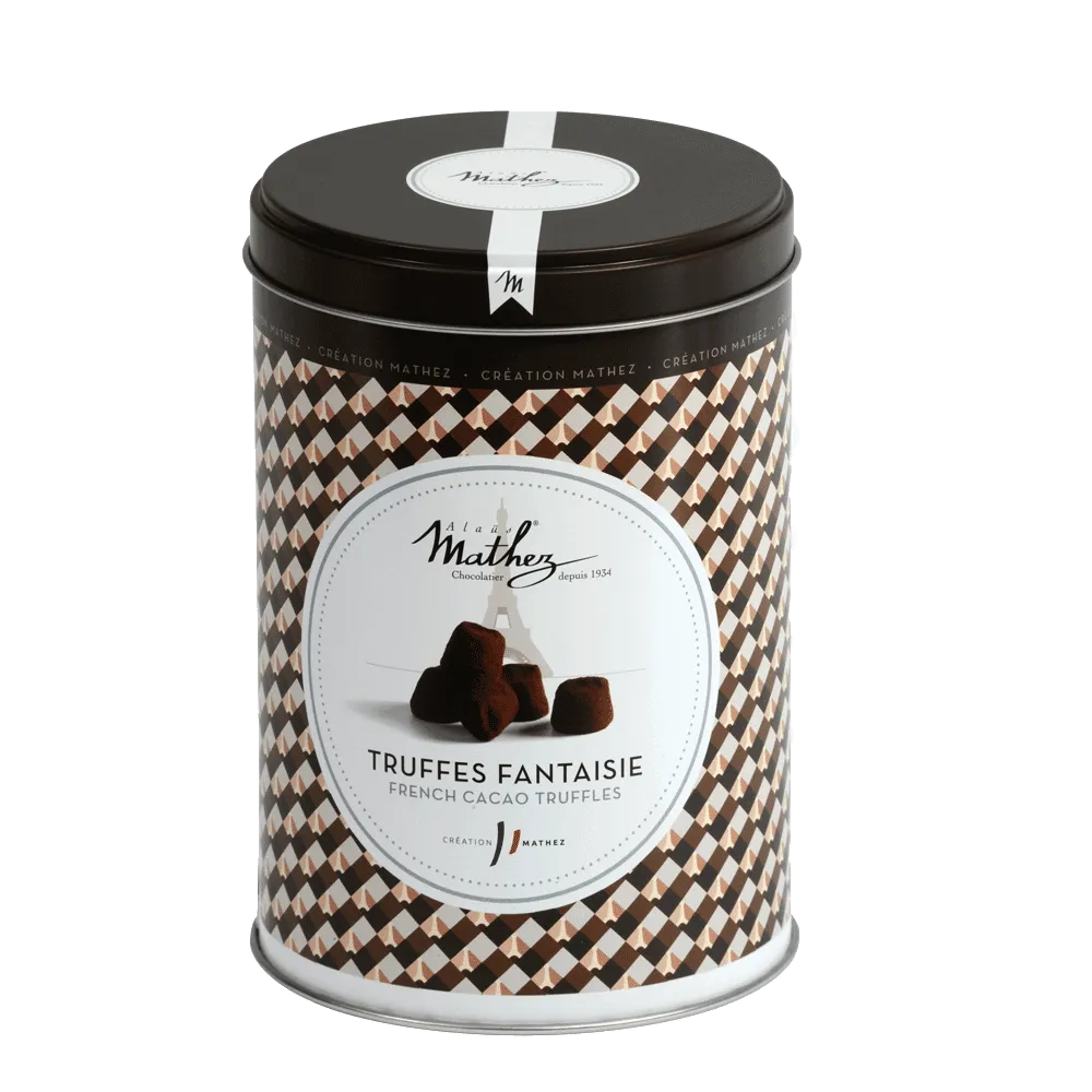Mathez Vintage metaldåse chokoladetrøfler 500g kakao