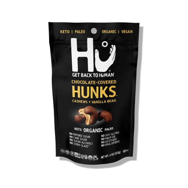 Hu Cashews Vanilla Bean Hunks mørk chokolade 6-pak 70%