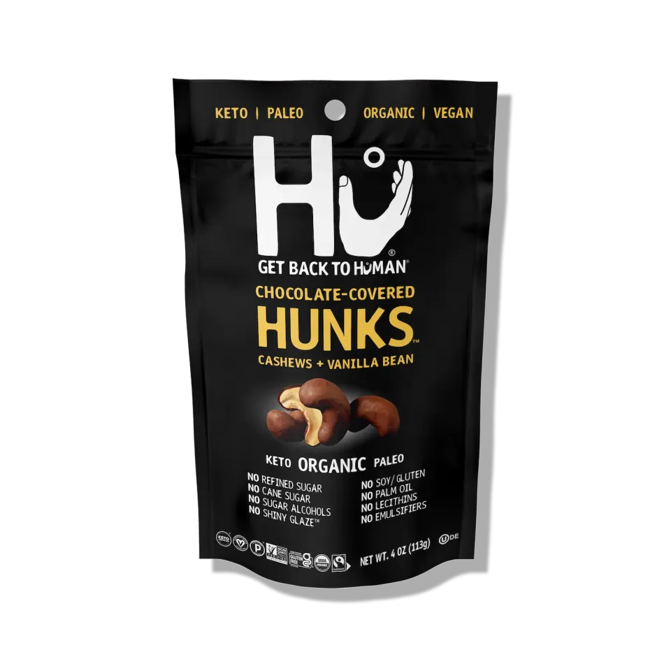 Hu Cashews Vanilla Bean Hunks mørk chokolade 6-pak 70%