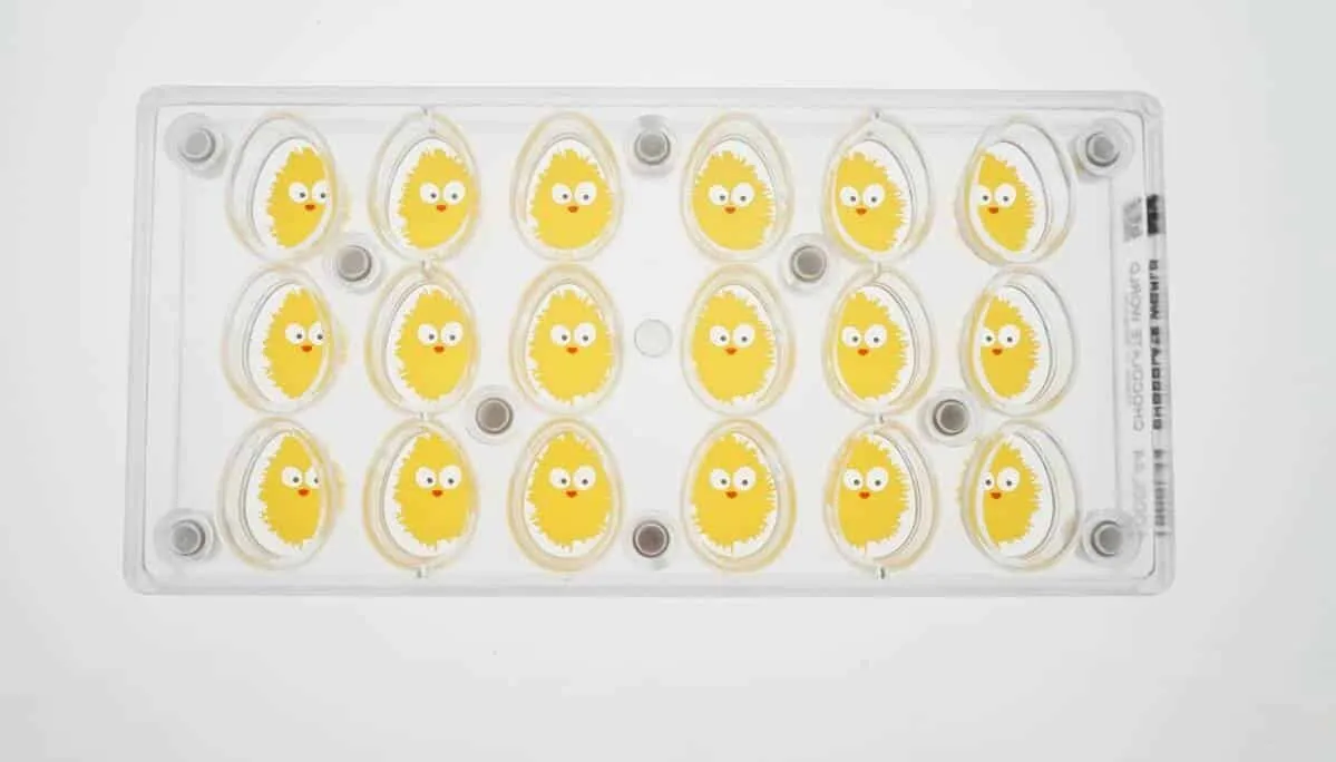Chokoman Kylle gul mønsterark til chokolade mønster