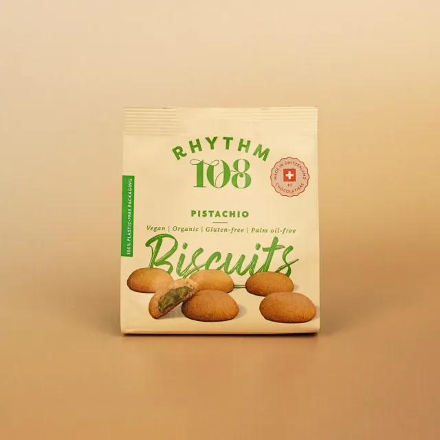 Rhythm 108 Pistachio Filled Biscuits kiks 8-pak pistacie
