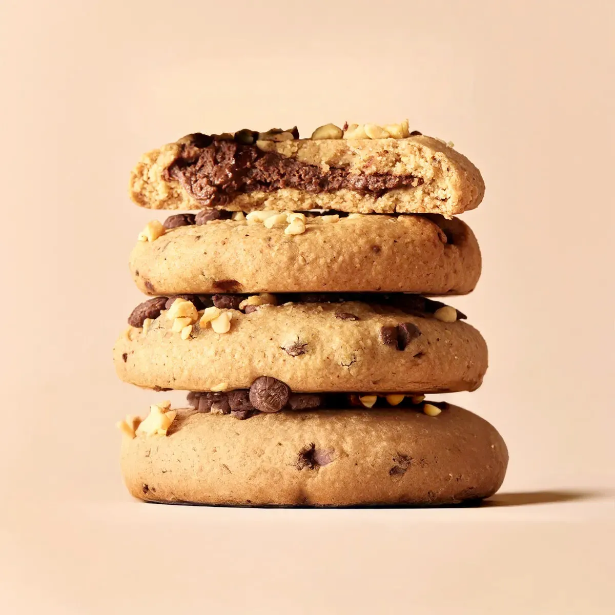 Rhythm 108 Hazelnut Praline cookies 12-pak 50g hasselnød