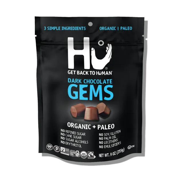 Hu Gems mørk chokolade 3-pak 70% bagning