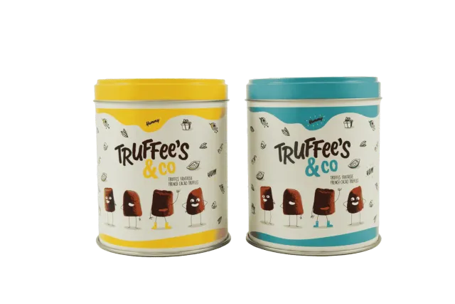 Mathez Truffee's & Co mini metalæske trøfler 100g kakao
