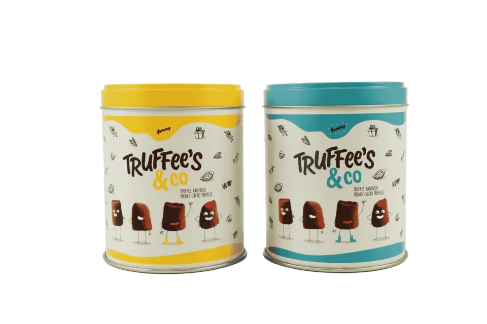 Mathez Truffee's & Co mini metalæske trøfler 100g kakao