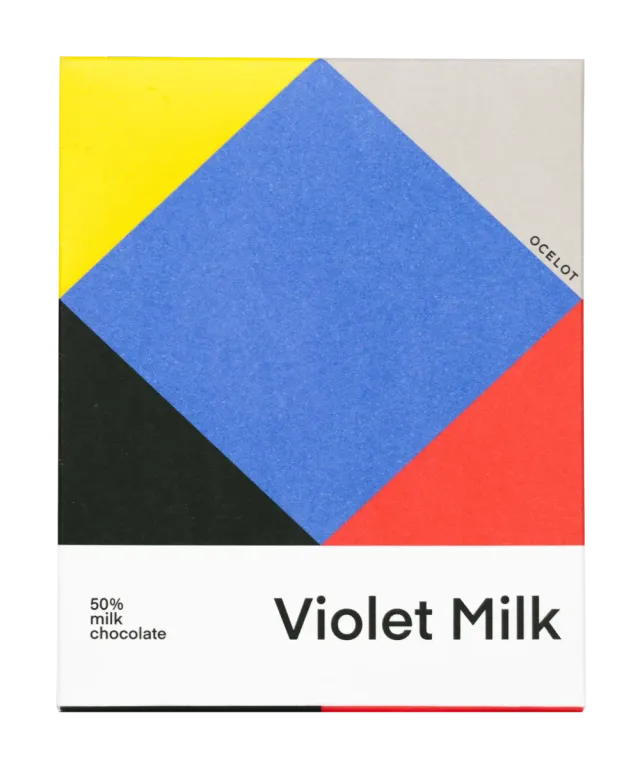 Original Beans Violet 55% mælkechokolade violet