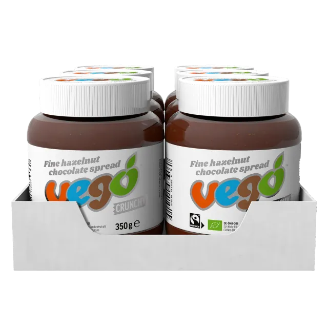 Vego Spread crunchy chokoladepålæg 350 g hasselnød