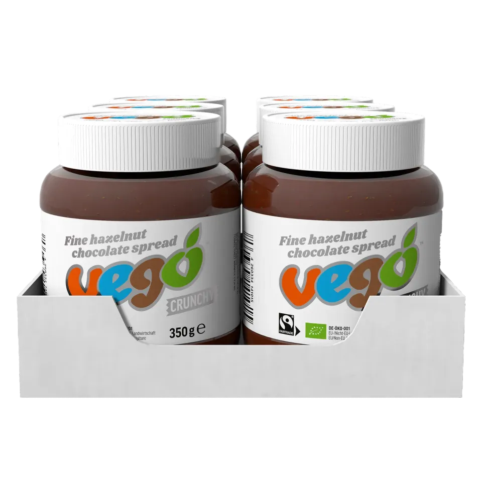 Vego Spread crunchy chokoladepålæg 350 g hasselnød
