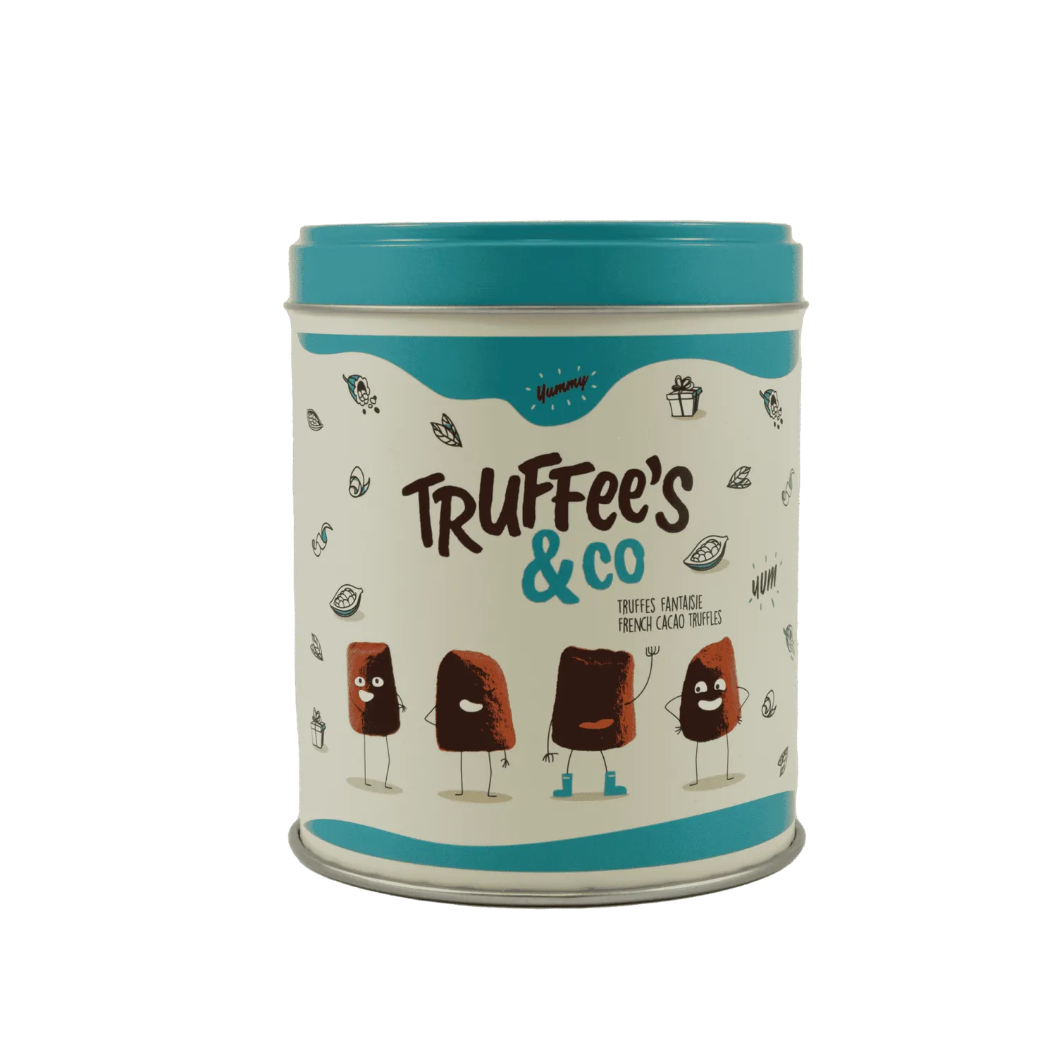 Mathez Truffee's & Co mini metalæske trøfler 100g kakao