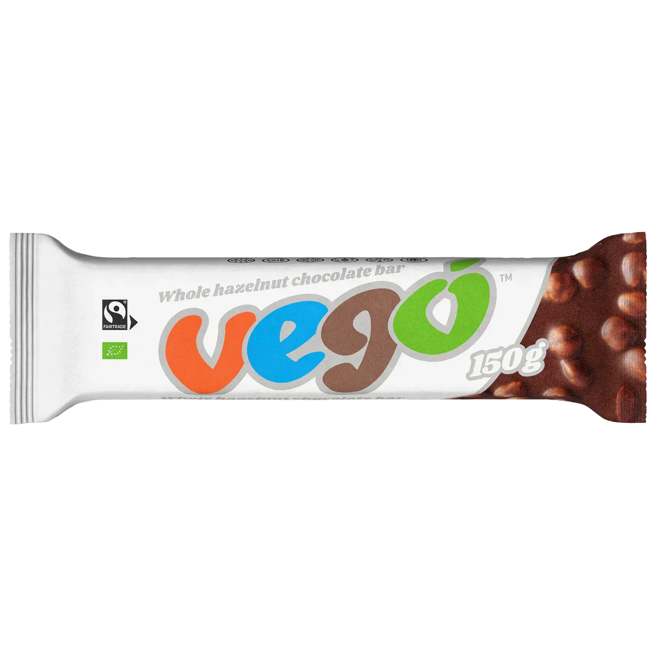 Vego Bar hasselnødde chokolade 150 g økologisk