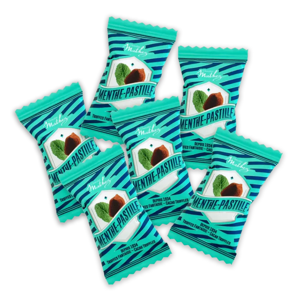 Mathez Flowpacks Menthe-Pastille trøfler 2,6 kg mynte