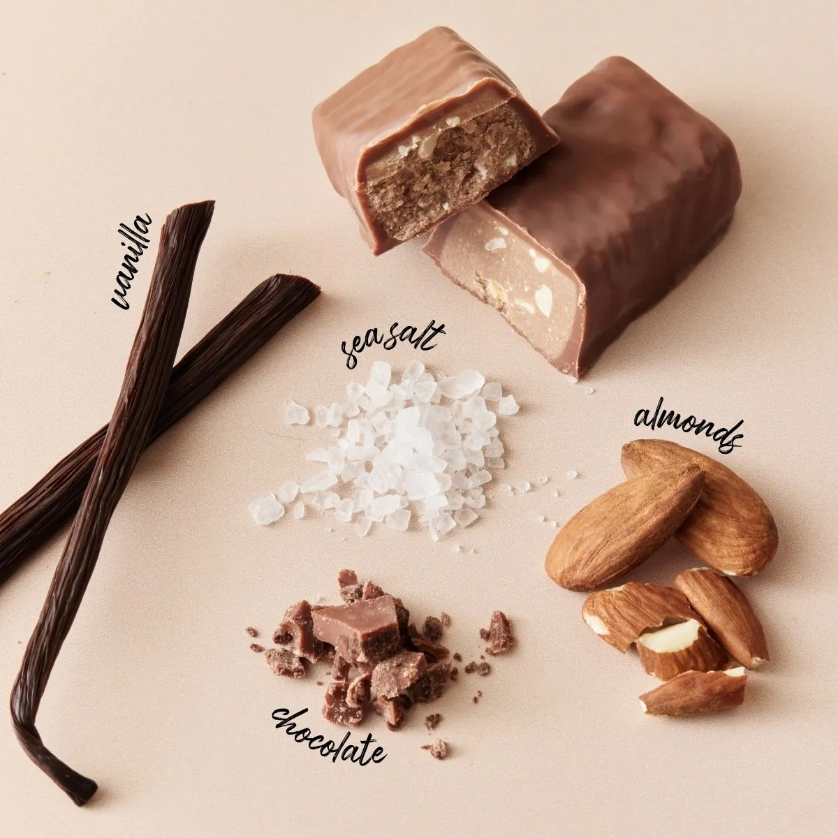 Rhythm 108 Almond Sea Salt Bar chokoladebarer 15x33g