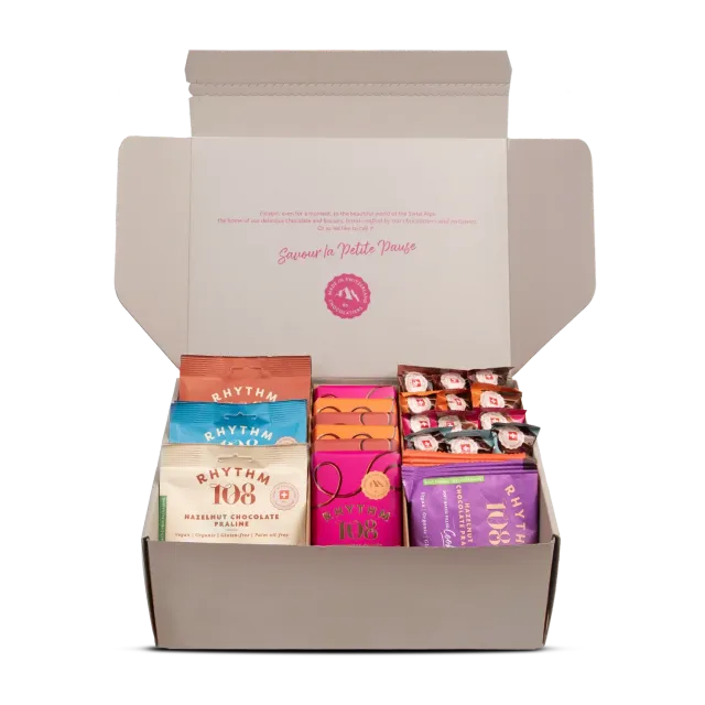 Rhythm 108 Mega Chocolate Box gaveæske vegansk