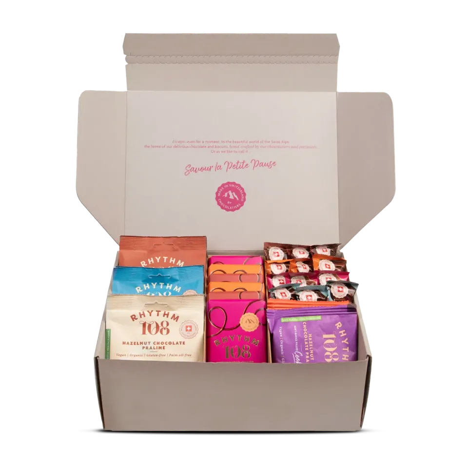 Rhythm 108 Mega Chocolate Box gaveæske vegansk