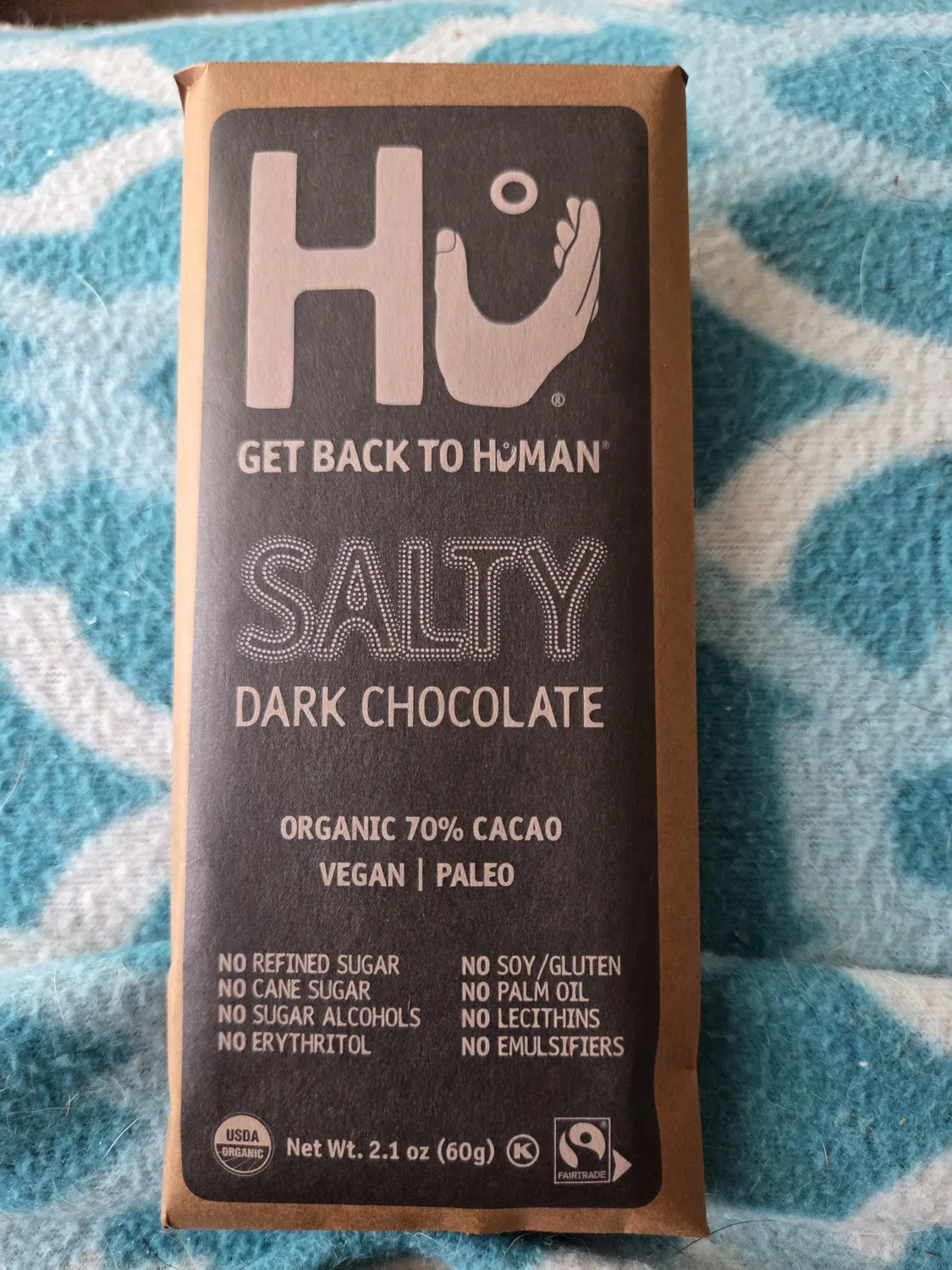 Hu Salty chokoladebar 6-pak 70% havsalt