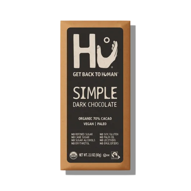Hu Simple chokoladebar 6-pak 70% kakao
