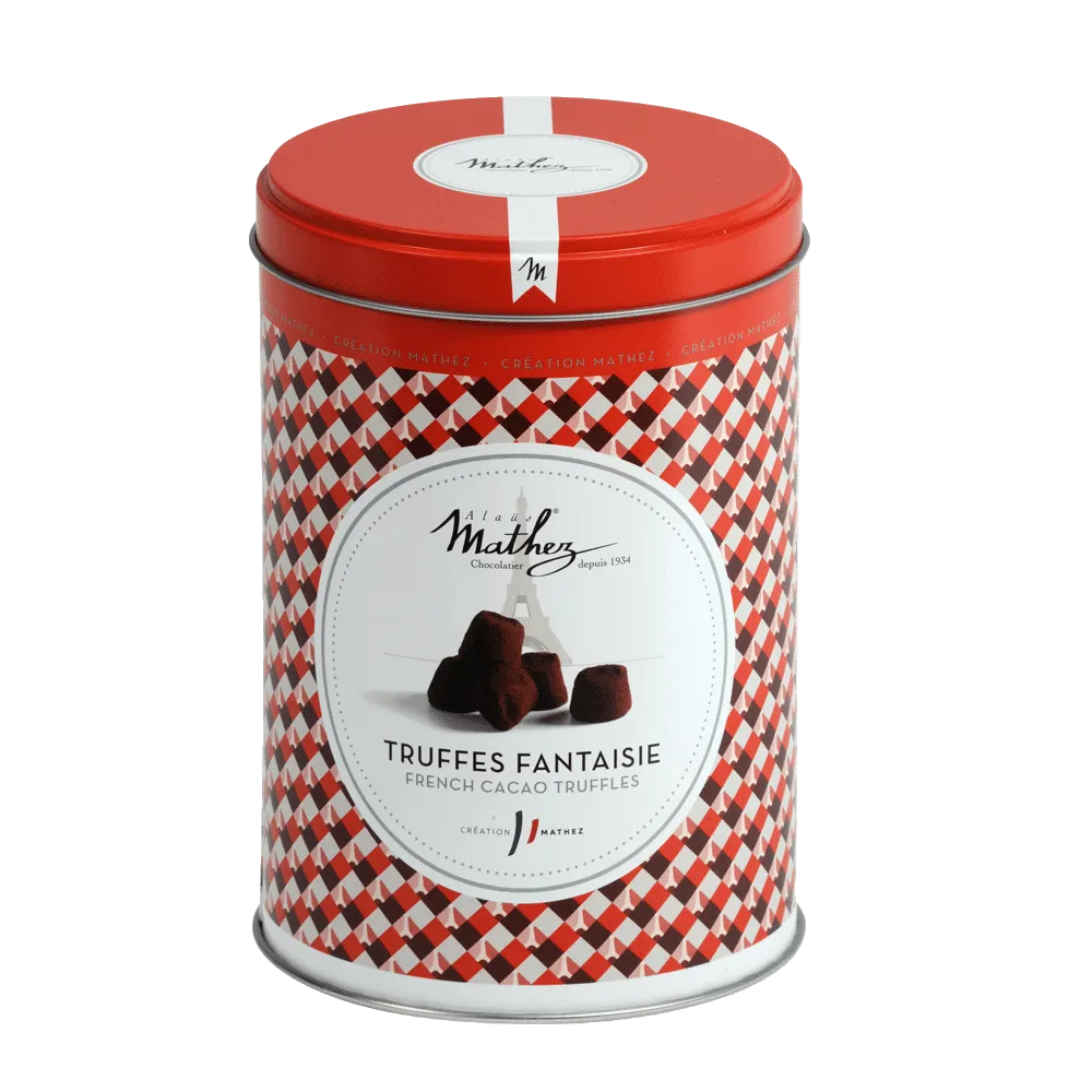 Mathez Vintage metaldåse chokoladetrøfler 500g kakao