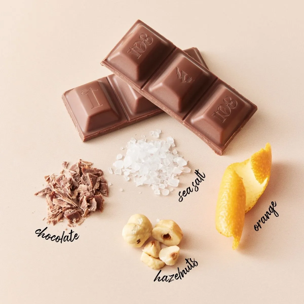 Rhythm 108 Dark Cocoa Orange chokoladeplader 6-pak appelsin