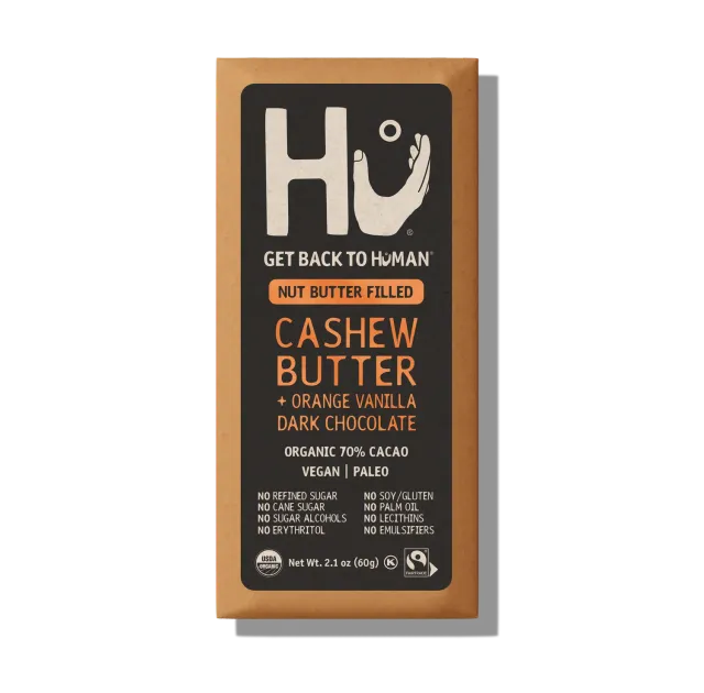 Hu Cashew Orange Vanilla chokoladebar 6-pak