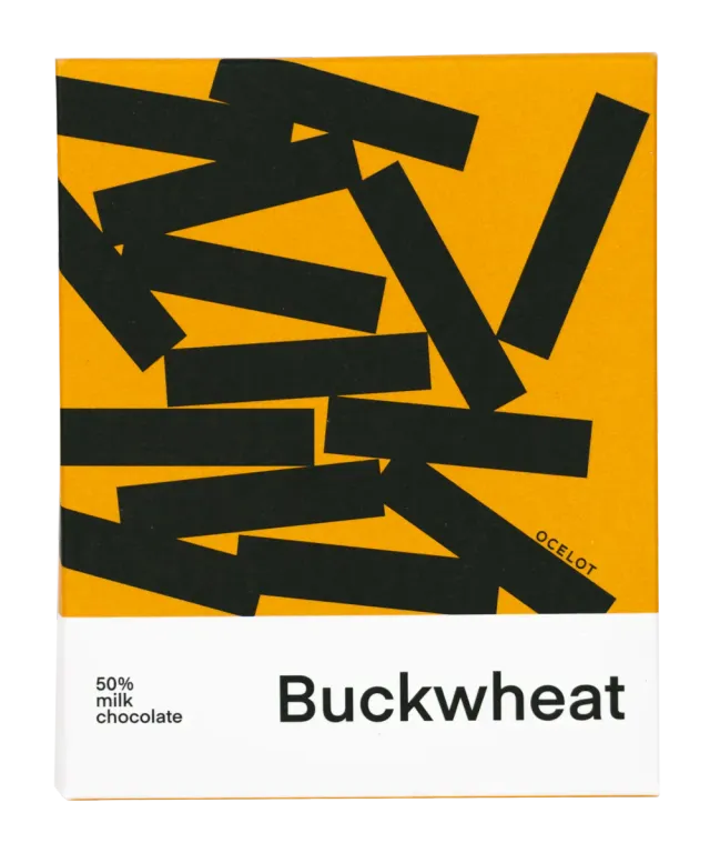 Original Beans Toasted Buckwheat 55% mørk mælkechokolade boghvede