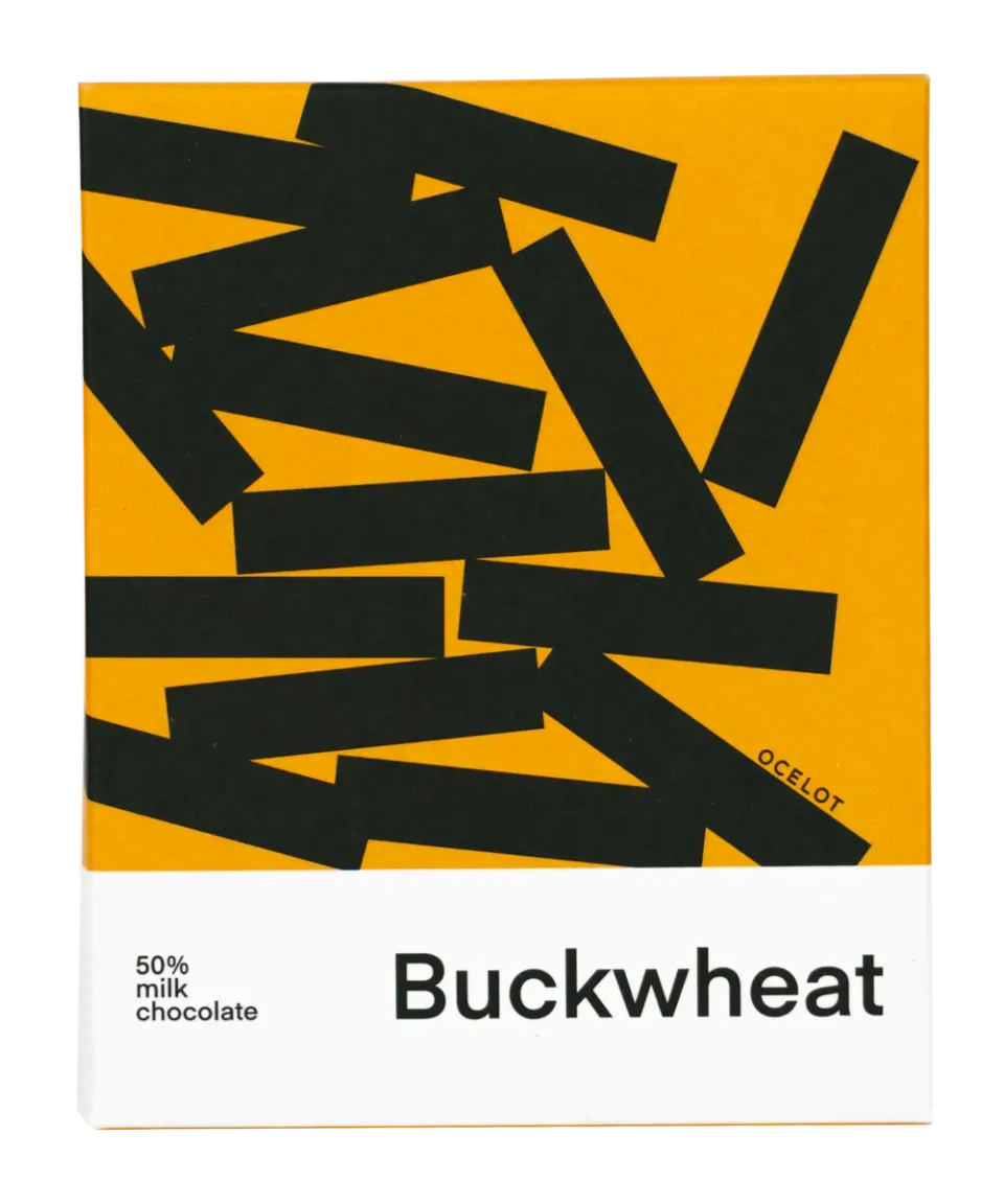 Original Beans Toasted Buckwheat 55% mørk mælkechokolade boghvede