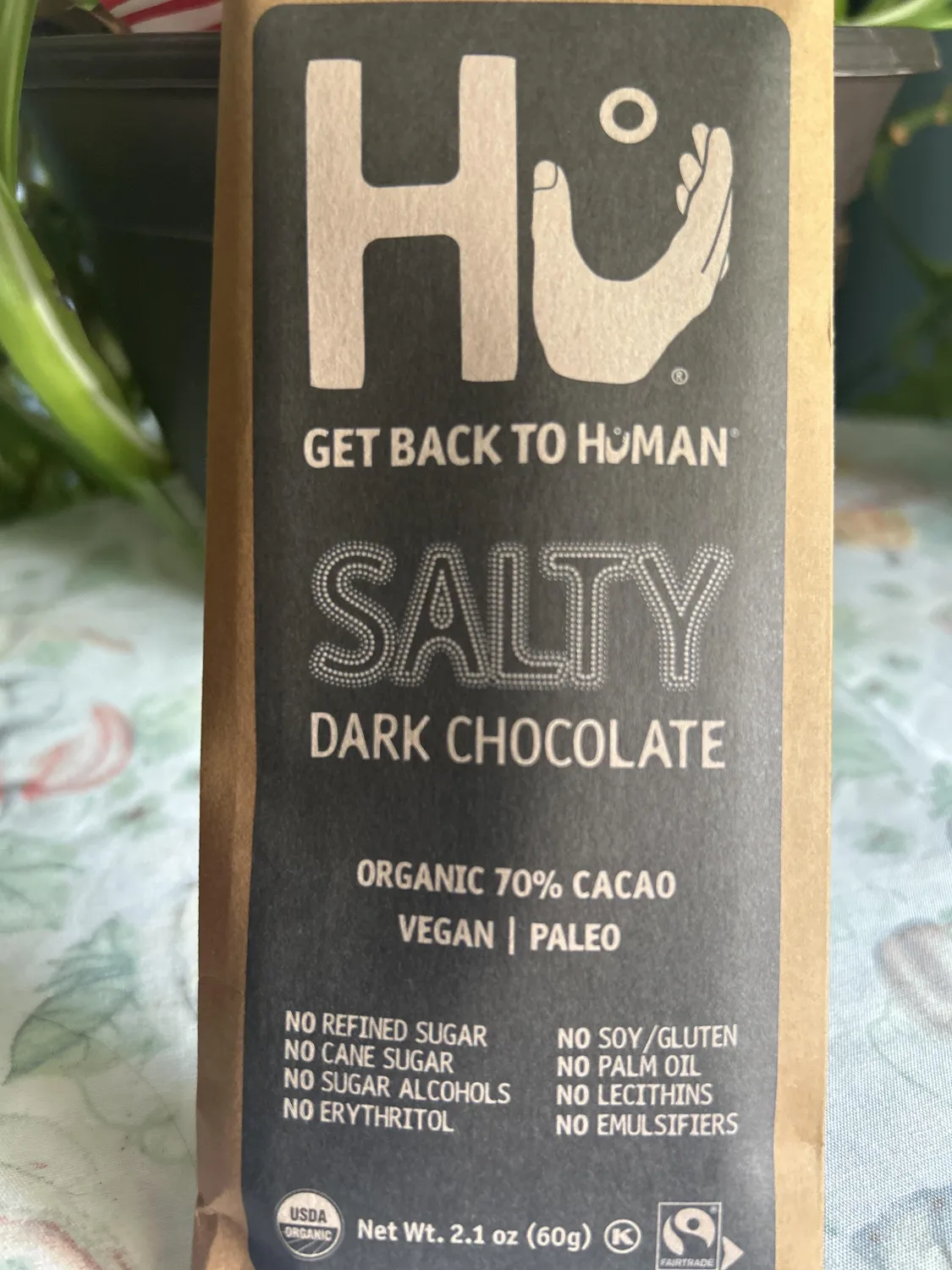 Hu Salty chokoladebar 6-pak 70% havsalt