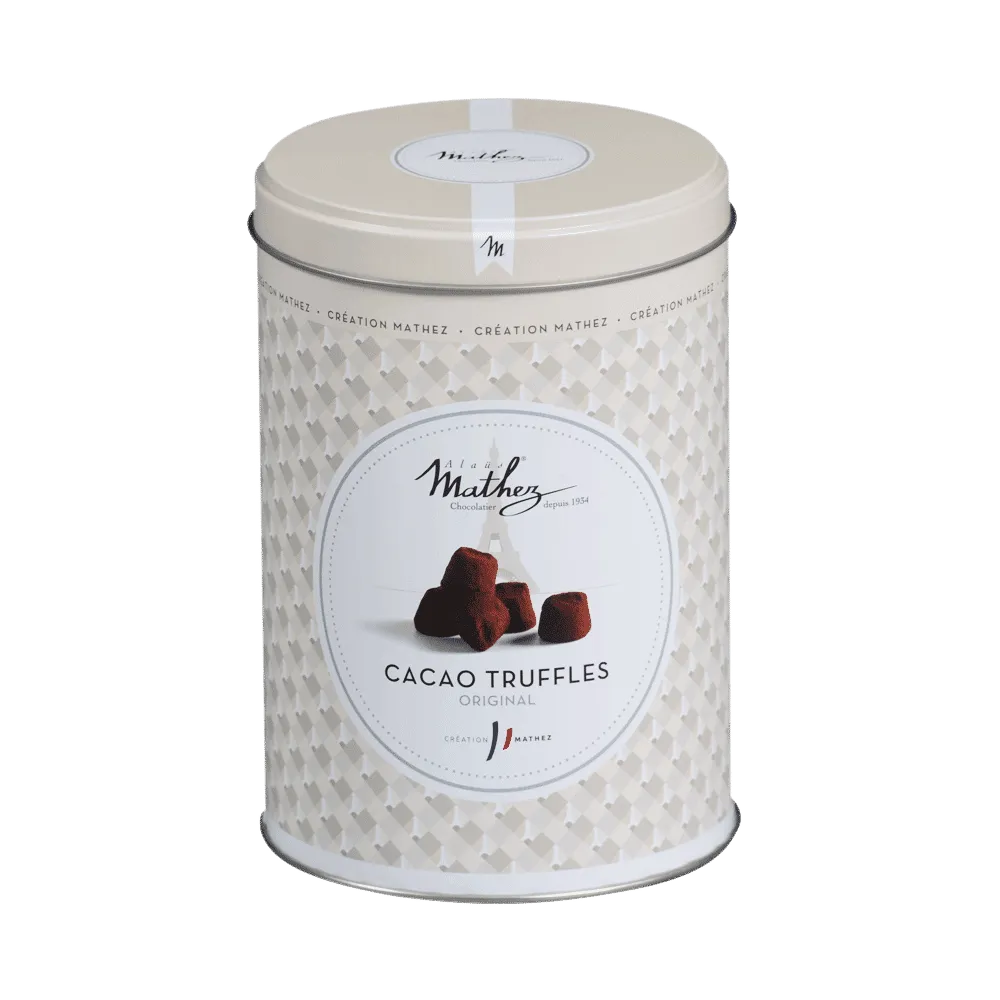 Mathez Vintage metaldåse chokoladetrøfler 500g kakao