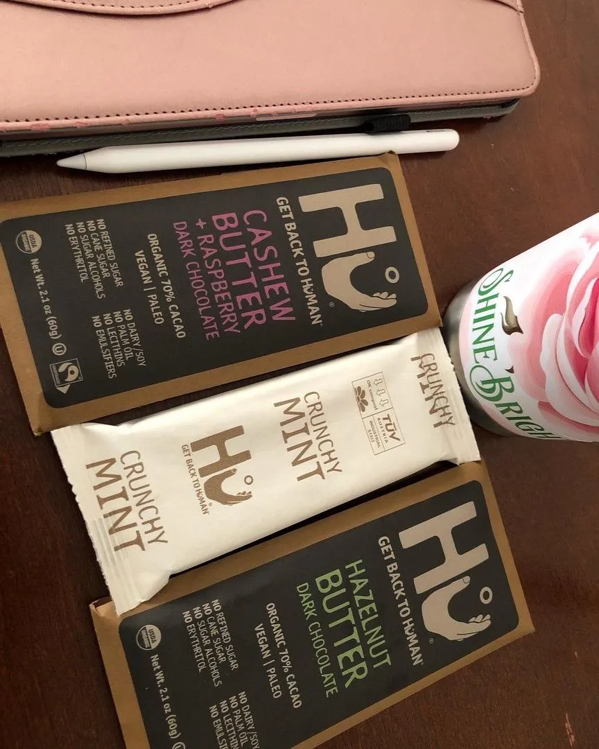 Hu Crunchy Mint chokoladebar 6-pak 70%