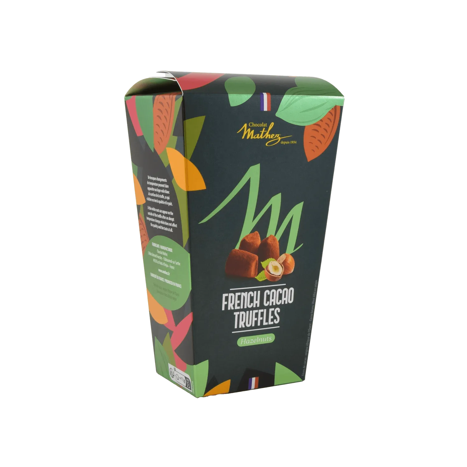 Mathez Cocoa Box chokoladetrøfler 250g kakao