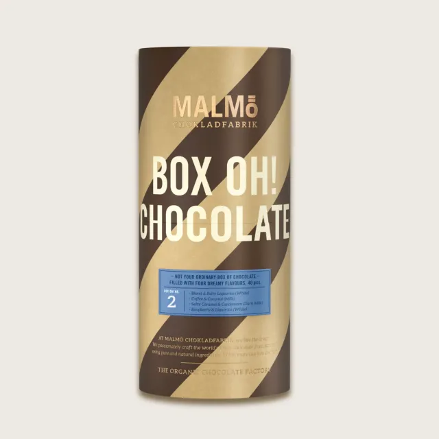 Malmö Chokoladefabrik Box Oh! Chocolate 2.0 chokoladeæske 260g blandet