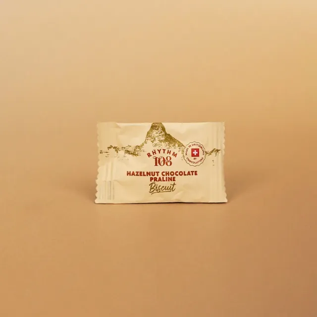 Rhythm 108 Hazelnut Praline småkager 130x15g enkeltpakkede