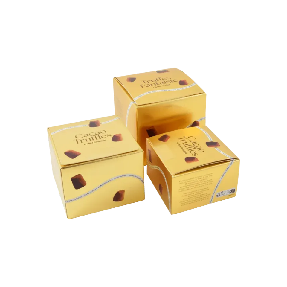 Mathez Attaque Or Ballotin chokoladetrøfler guld