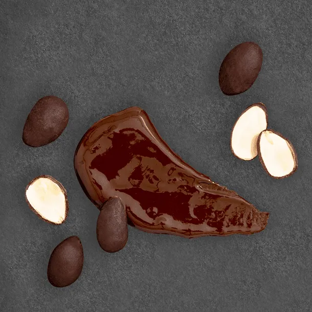Hu Almonds Sea Salt hunks 70% 6-pak mørk