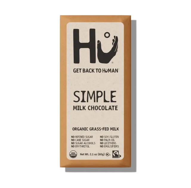Hu Simple mælkechokolade 6-pak glutenfri