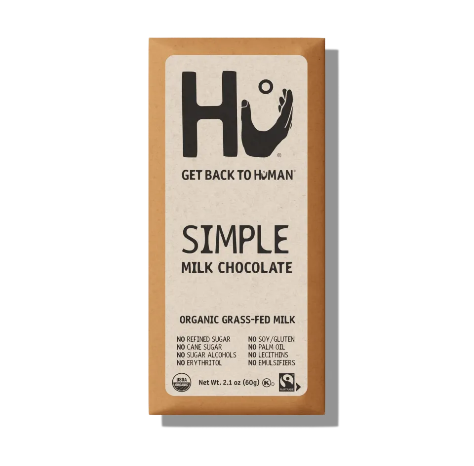 Hu Simple mælkechokolade 6-pak glutenfri
