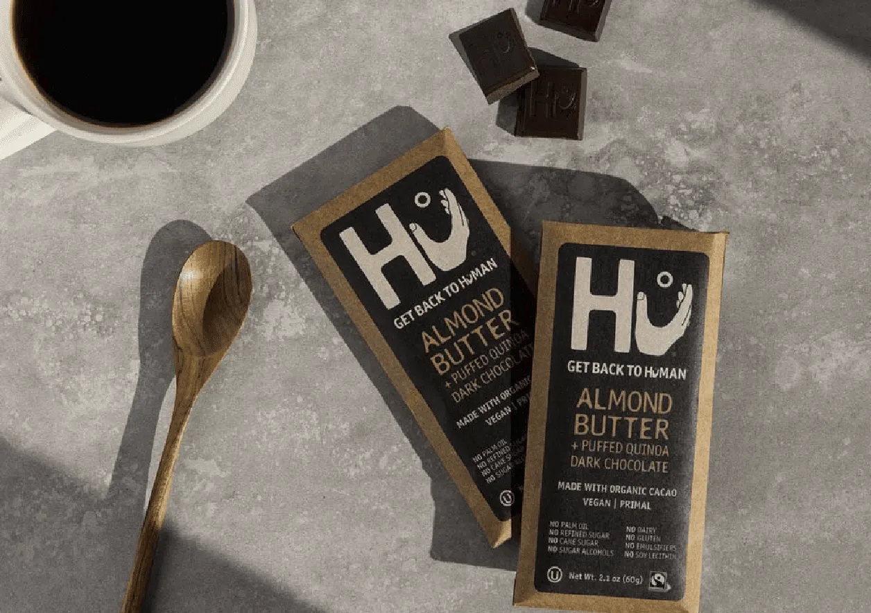 Hu Almond Butter Quinoa mørk chokoladebar 6 stk 70%