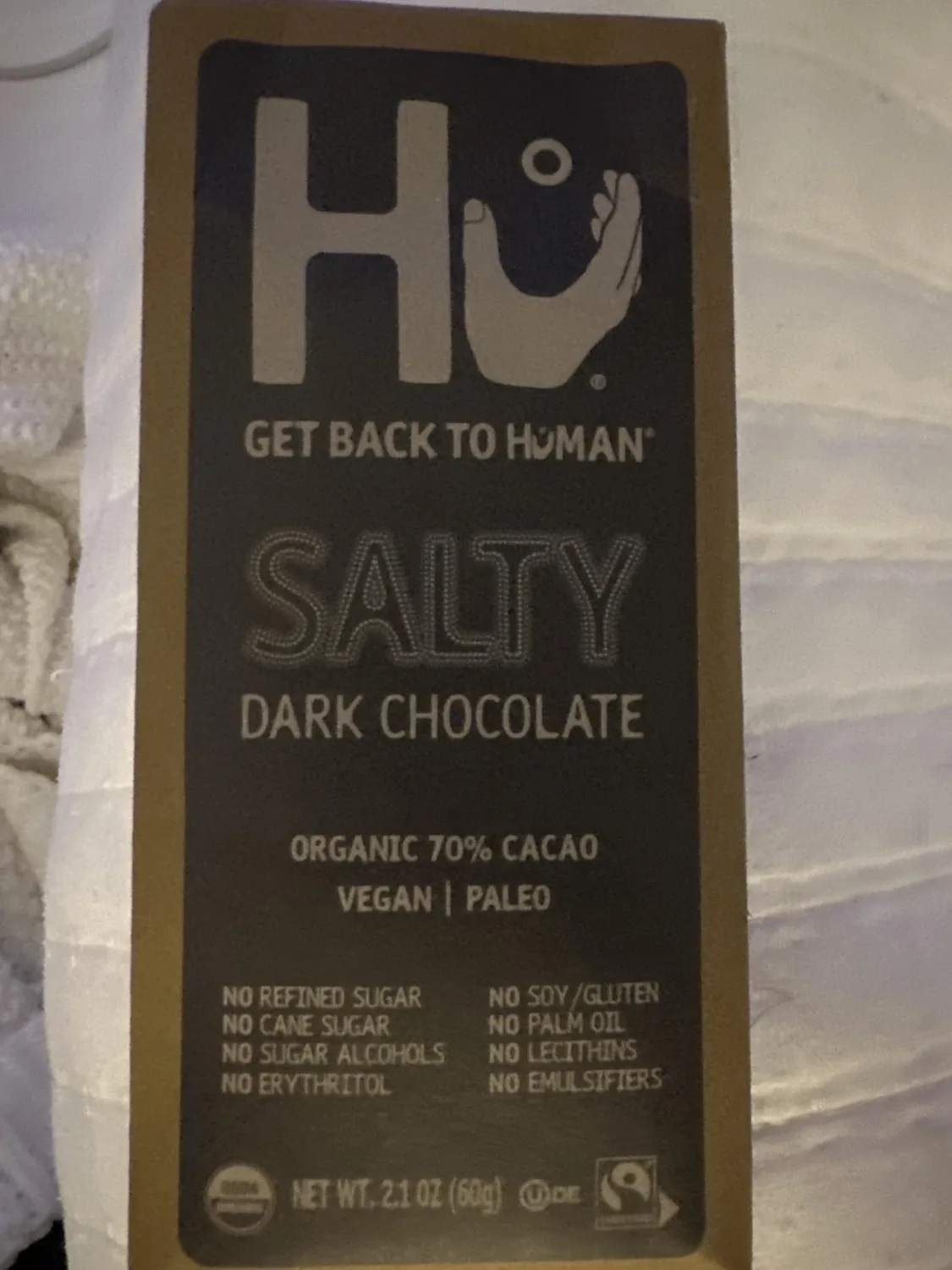 Hu Salty chokoladebar 6-pak 70% havsalt